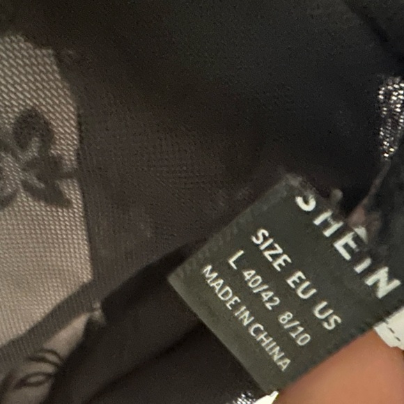 Sheer Mesh Floral Detail Lettuce Trim Tie Cardigan/Top - Picture 2 of 6